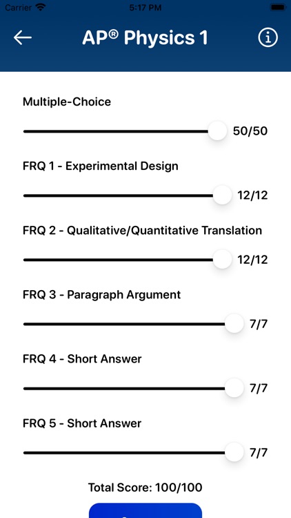 AP Exam Score Calculator