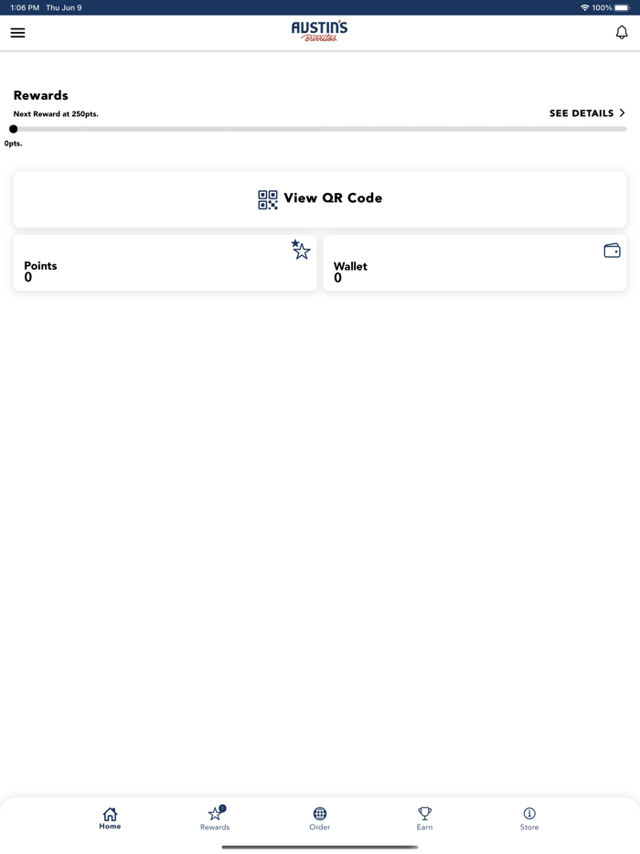 Austins Burritos Rewards