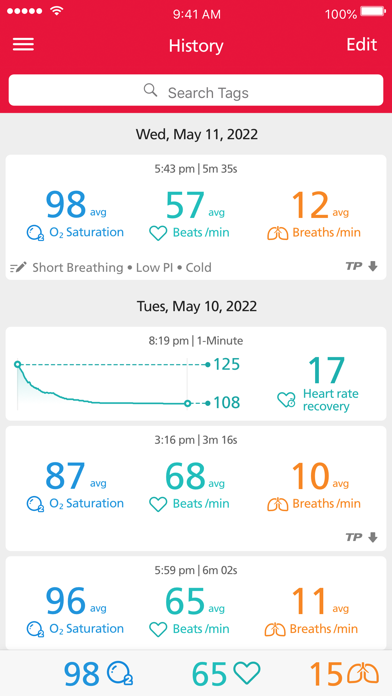 Masimo Personal Health screenshot 2