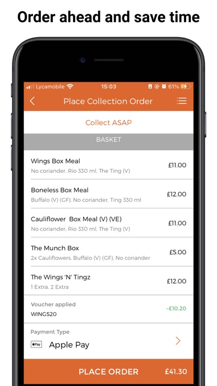 Wings 'n' Tingz App