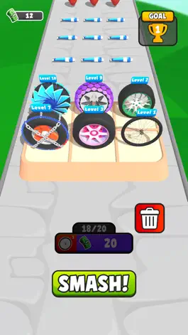 Game screenshot Merge Wheels mod apk