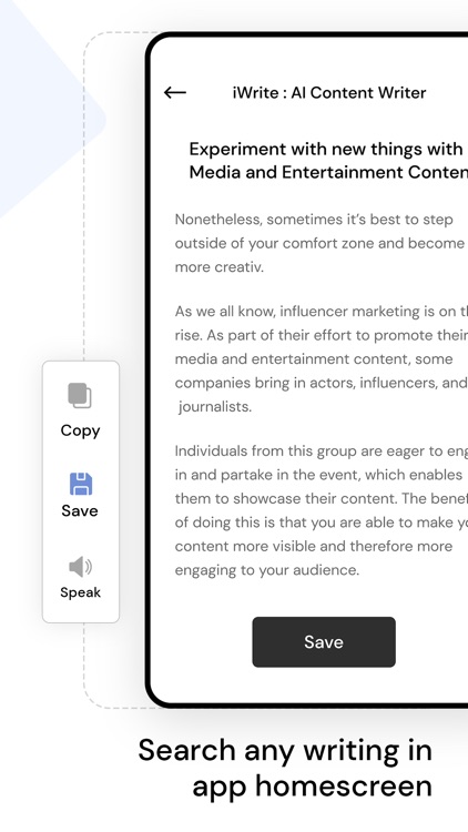 iWrite : AI Content Writer