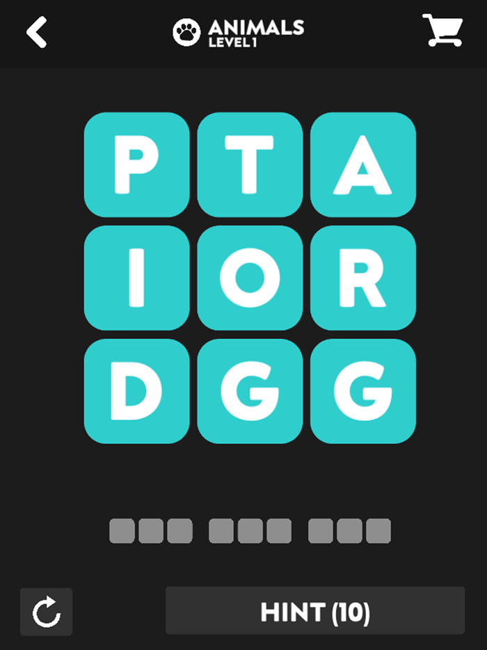 WORD LINES - Hidden Words Game