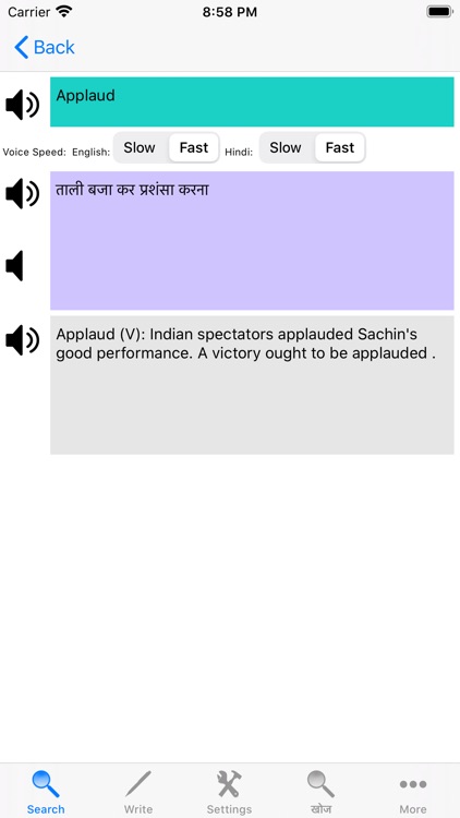 Hindi Dictionary English