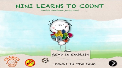 How to cancel & delete Nini learns to count Italian from iphone & ipad 1