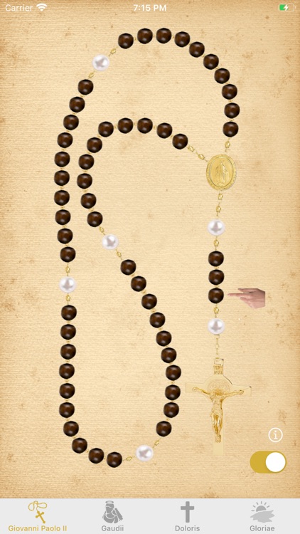 Interactive Rosary in Latin