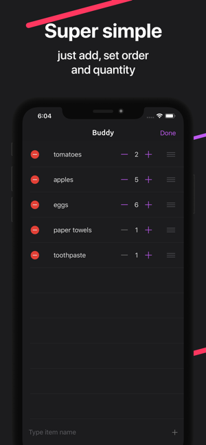 Buddy: Shopping List with AI