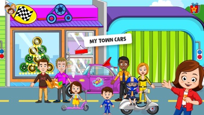 How to cancel & delete My Town : Car (wash, fix & drive cars) from iphone & ipad 1