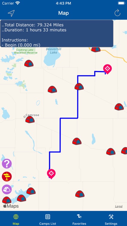 Alberta – Camping & RV spots screenshot-3