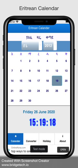 Eritrean calendar(圖1)-速報App