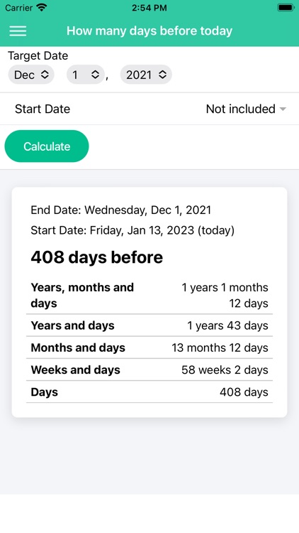 Number of Days Calculator screenshot-4