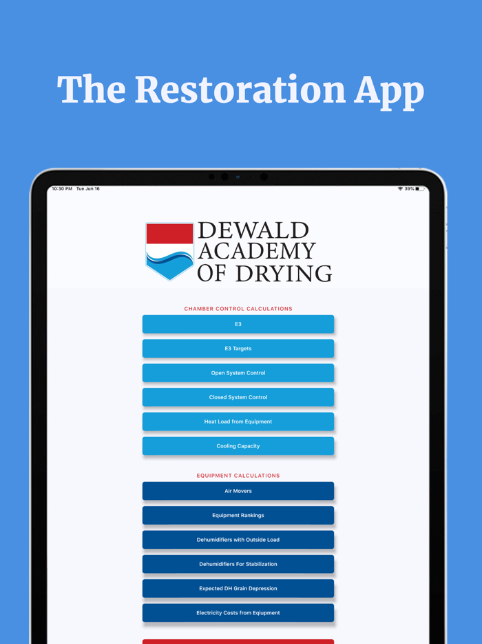 Dewald Academy of Drying