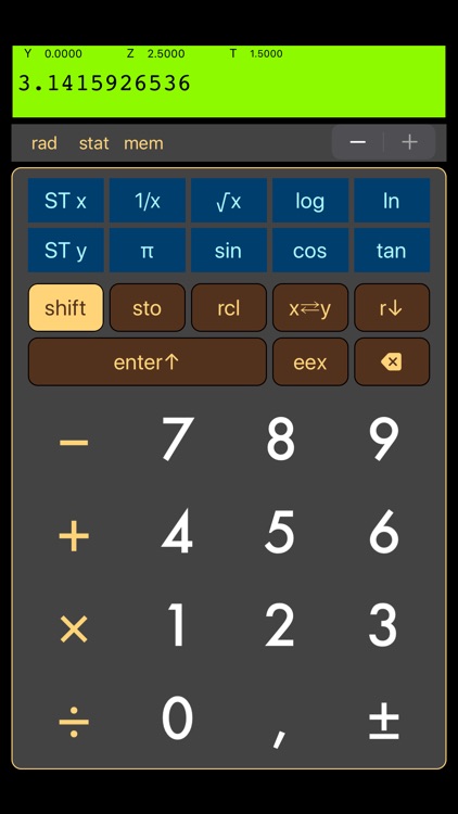 Linear regression RPN calc