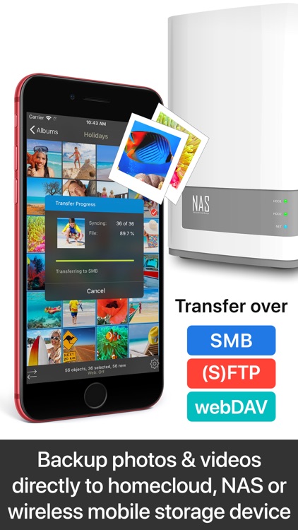 PhotoSync – transfer photos