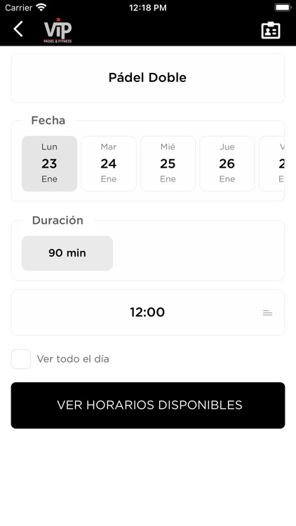 VIP Padel & Fitness screenshot-3