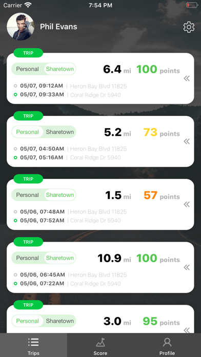 Sharetown Mileage Tracking screenshot 3