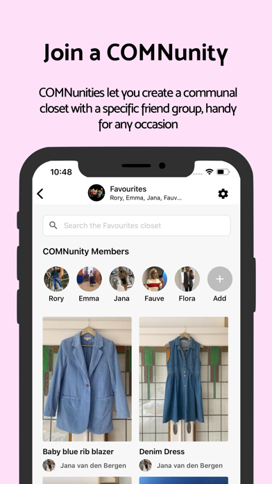 COMN - Share your clothes screenshot 4
