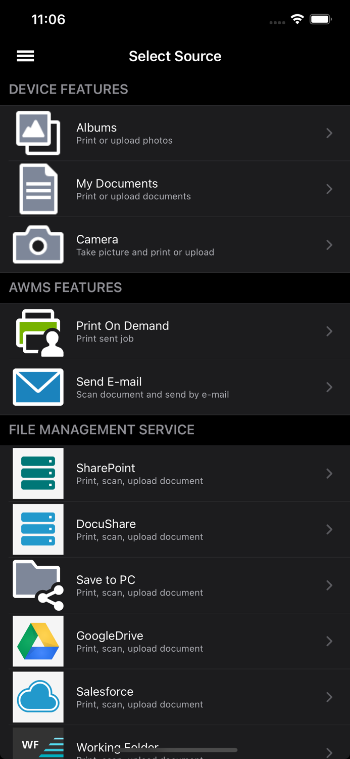 ApeosWare MS Mobile 2