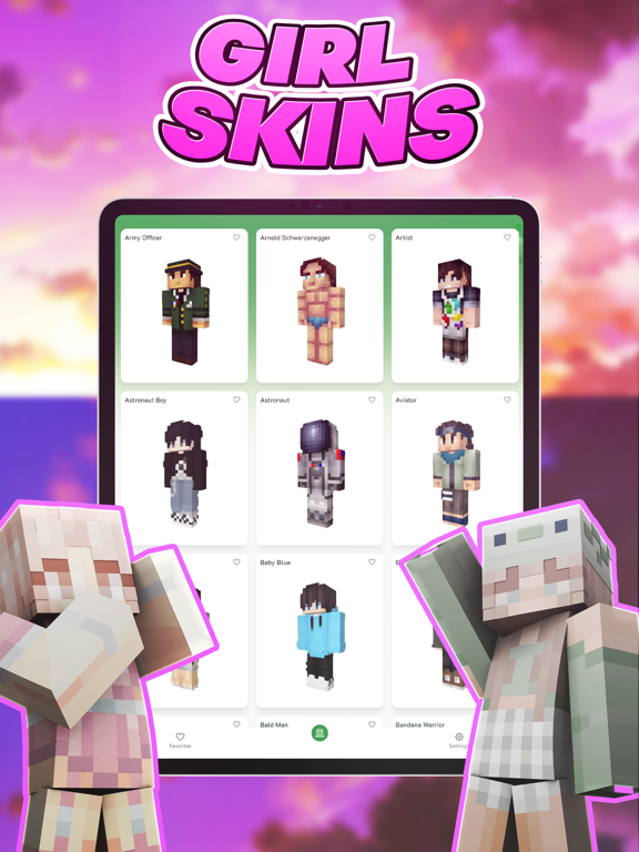 Skins for Minecraft PE MCPE 3D screenshot 2