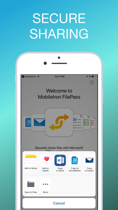 How to cancel & delete MobileIron FilePass from iphone & ipad 2