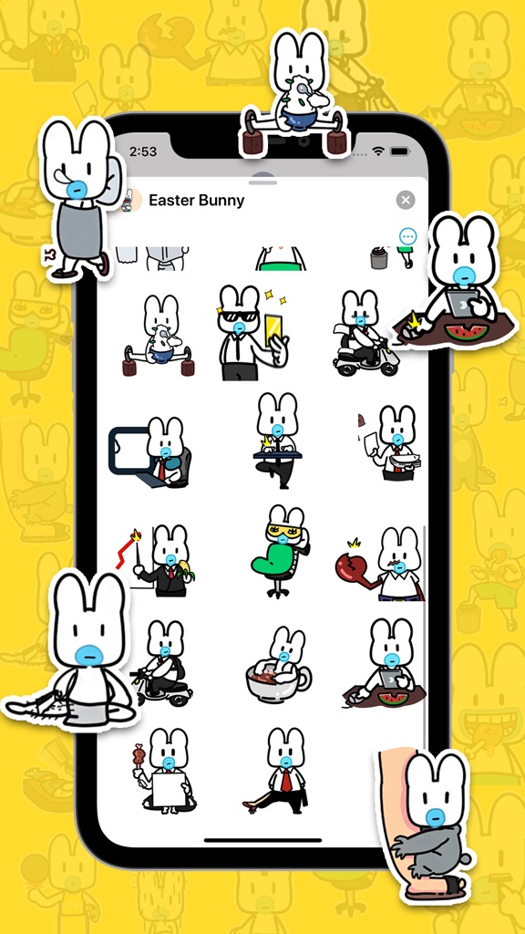 【图】Easter Bunny Animated Stickers(截图2)