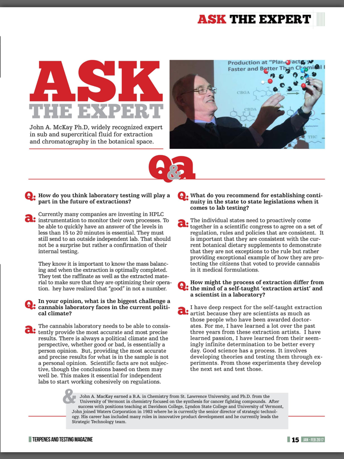 Terpenes and Testing Magazine