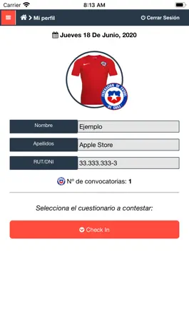 Game screenshot Portal Jugador Selección Chile hack