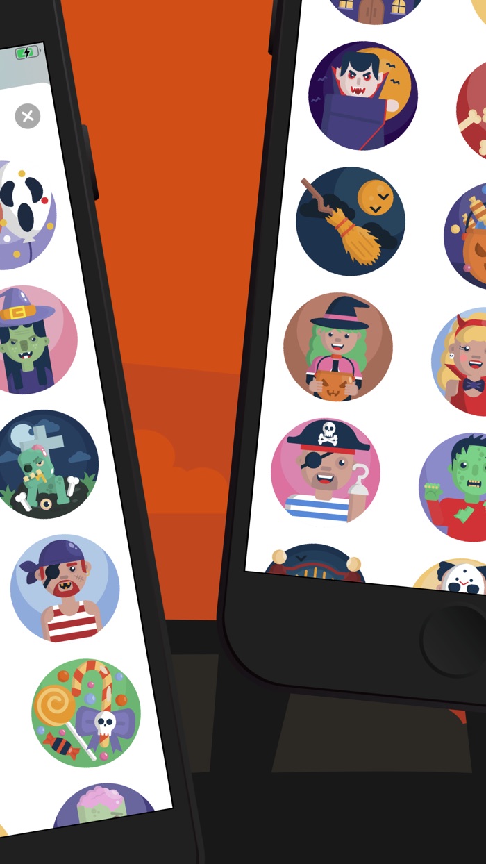 Scary Halloween Stickers App