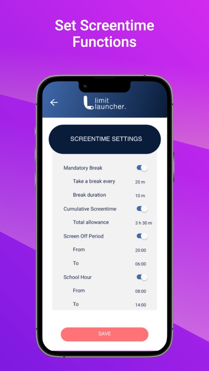 Limit Launcher - Parental tool screenshot-3