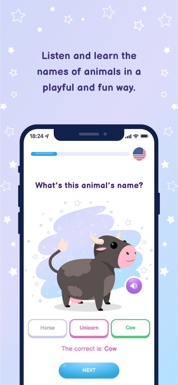 Pierrot Learn animal names