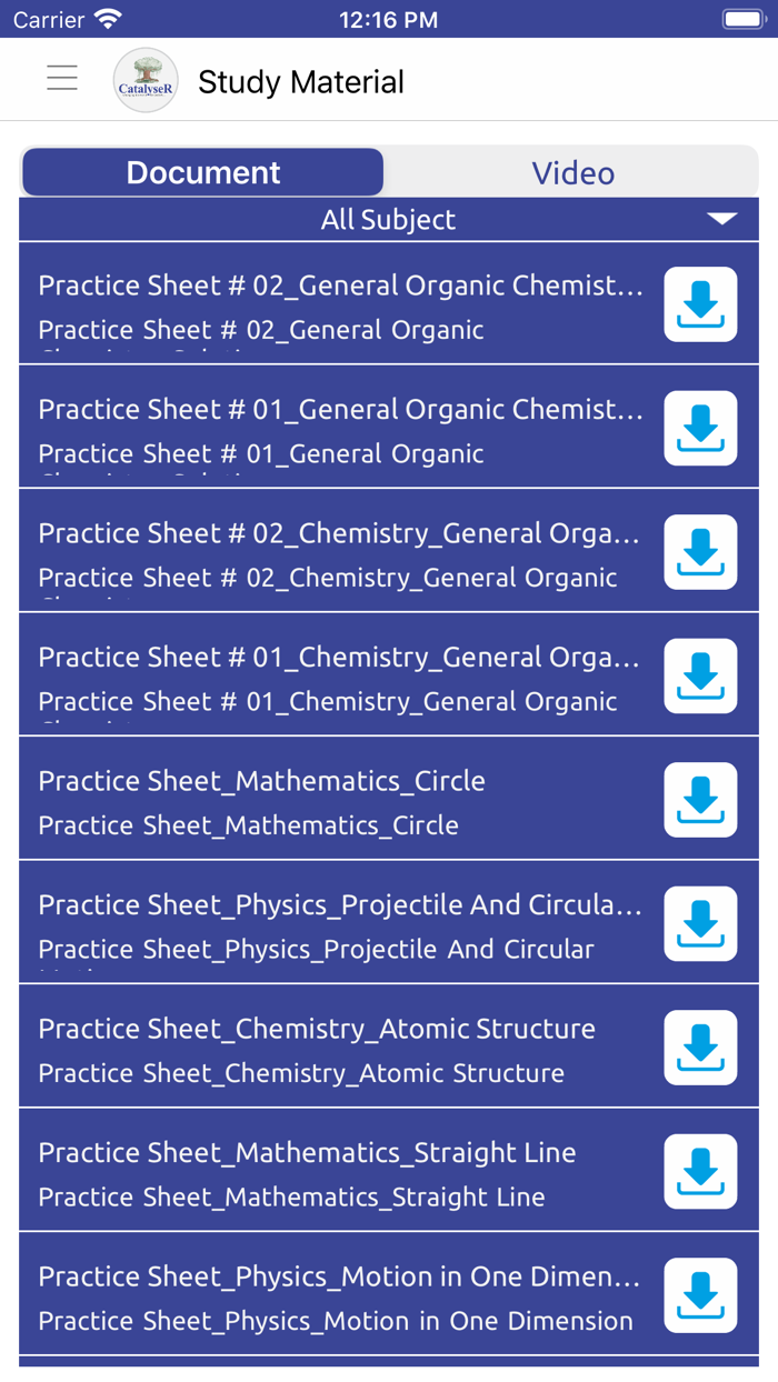 AnalyseR-CatalyseR Online Test