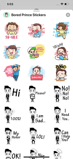 Bored Prince Stickers(圖3)-速報App