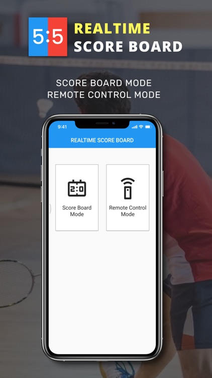 Realtime Score Board App