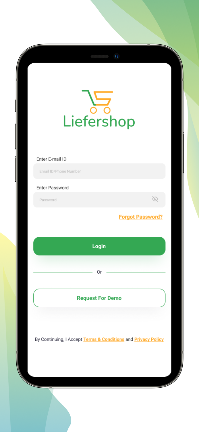 Liefershop Unternehmer