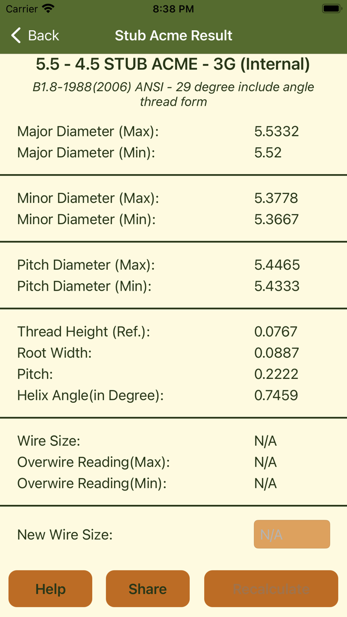 Stub Acme and Buttress threads