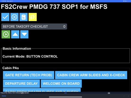 FS2Crew Mobile Control screenshot 2