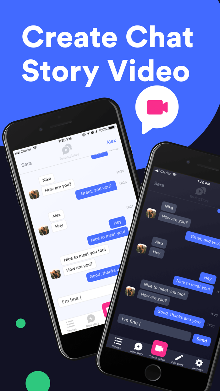 Text Message Story Video Maker