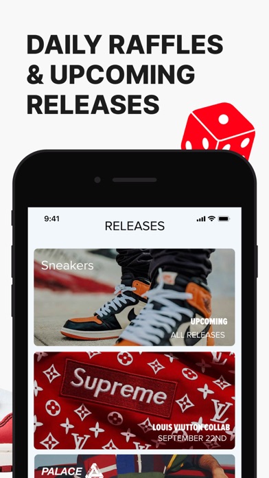 Sneakers Drops: Release＋Raffle screenshot 2