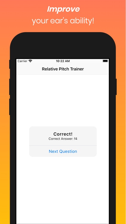 Relative Pitch Trainer!