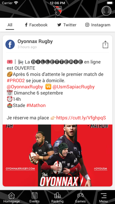 Oyonnax Rugby screenshot 3