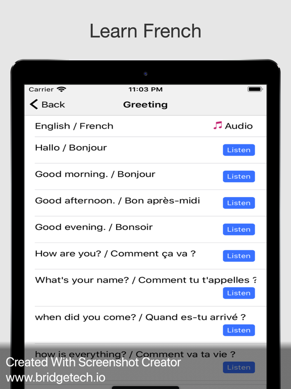 Learn French language! screenshot 4