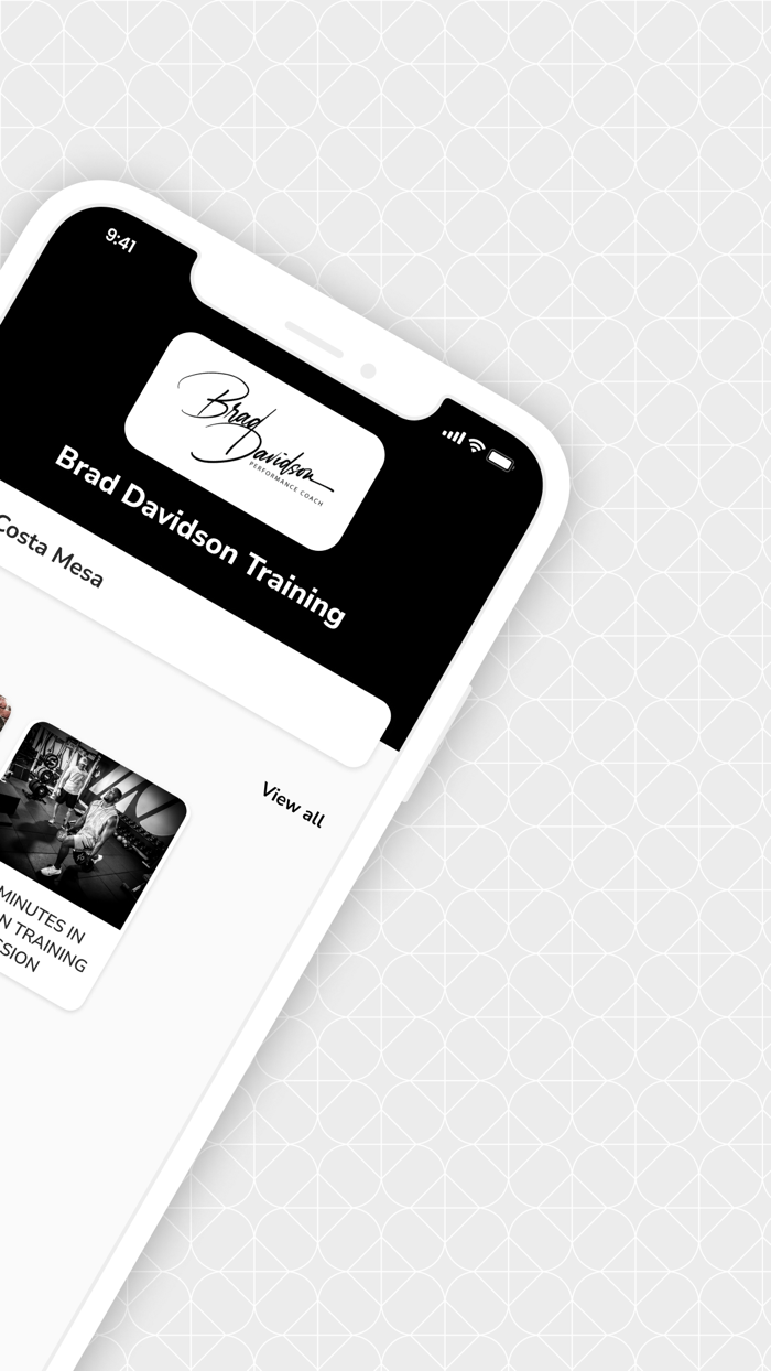 Brad Davidson Training