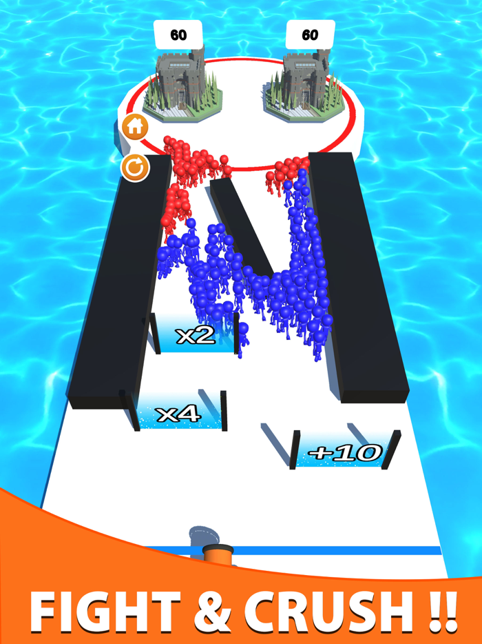 Crowd Mob Rush Count Control