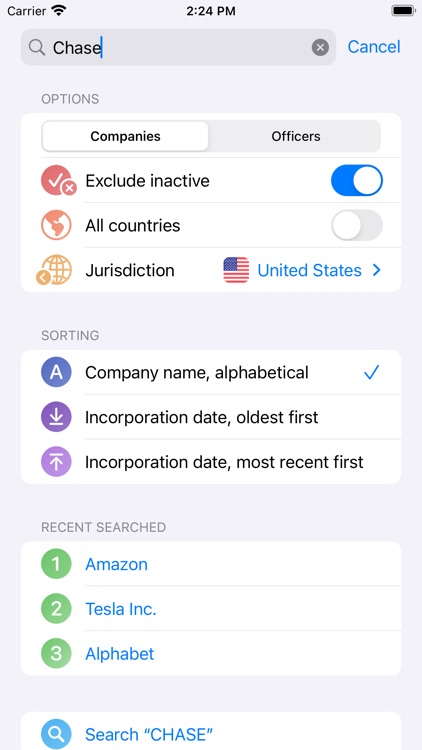 Companies – Search and Create screenshot-3