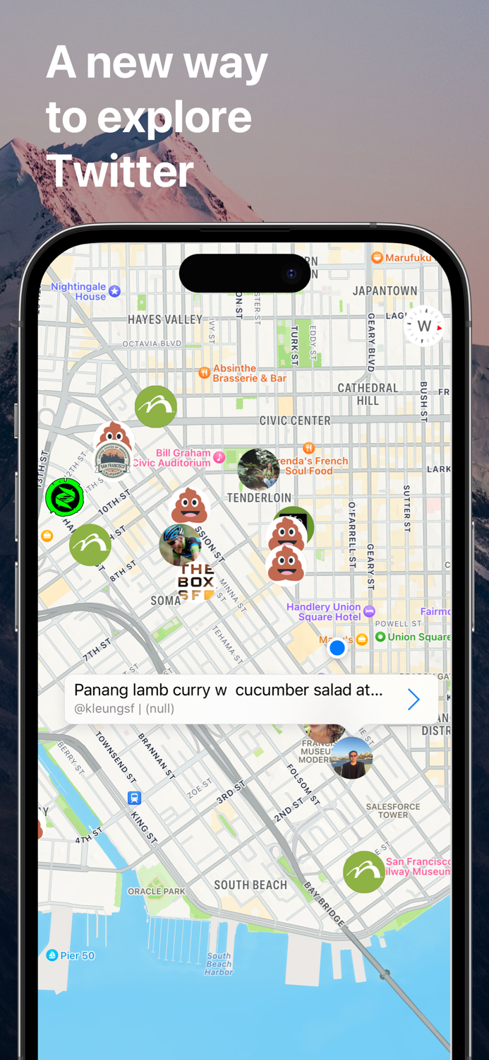 Tweetmap for iPhone  iPad
