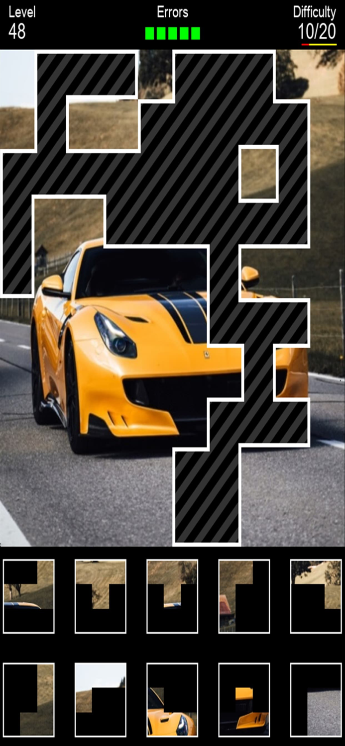 Cars 5  Sports Car Puzzle