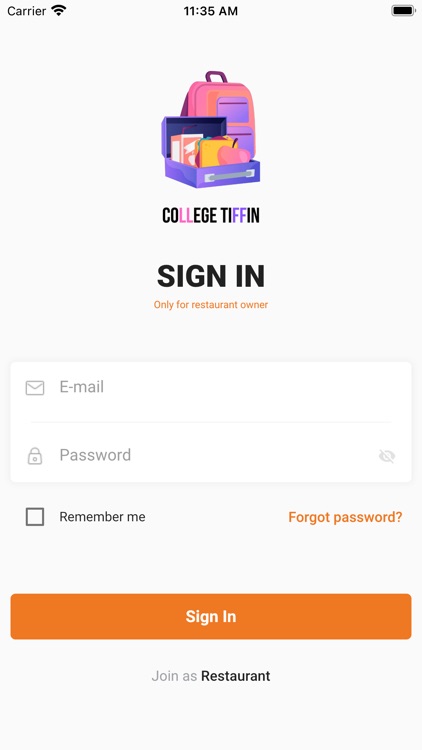 CollegeTiffin Restaurant