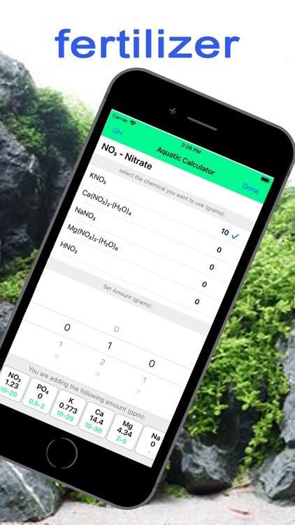 Aquarium Fertilizer Calculator