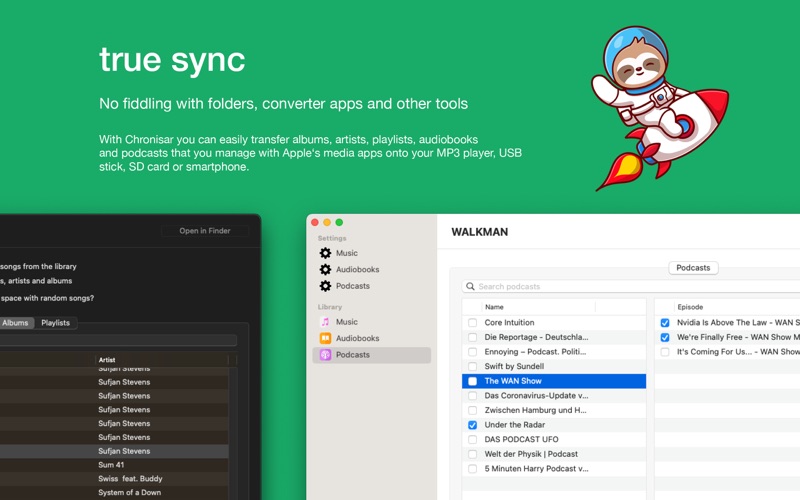 Chronisar - syncing for iTunes