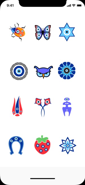 Evil Eye Icon Sticker 2